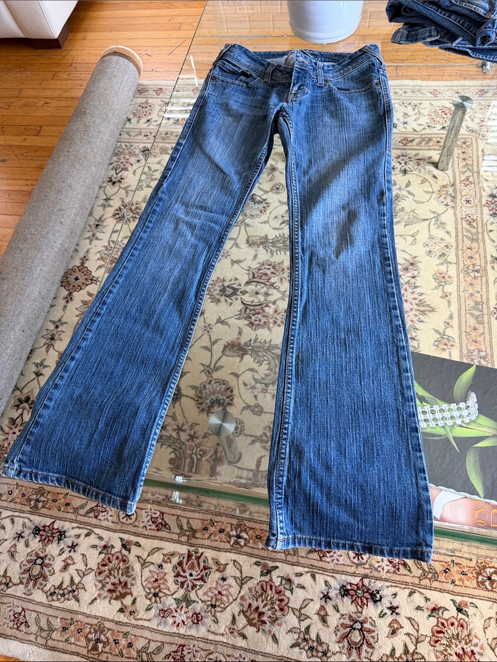 Women's Blue Flare Jeans